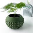 misprint-7993.jpg The Dorvin Planter Pot with Drainage | Modern and Unique Home Decor for Plants and Succulents  | STL File