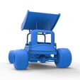 64.jpg Vintage Winged Supermodified stock car para Dirt girando Escala 1:25