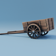 Cart-right.png Medieval miniature cart