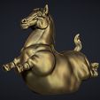 02.jpg Fat horse statue 3D Model