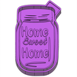 jar-3.png Home Sweet Home Mason Jar FRESHIE MOLD - SILICONE MOLD BOX