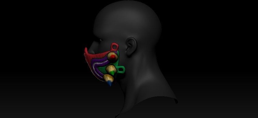 03.jpg OBJ file Quarantine Mask Majora's Mask Style・3D printing model to download, PaburoVIII