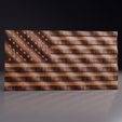0002.png USA Wavy Flag - CNC Files For Wood, 3D STL Model