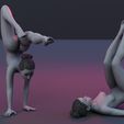 b56.jpg 11 models! Flexible girls warm up before a hot workout