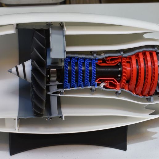 Simple Jet Engine Nacelle - Cults3D 3D Model | 3Drop