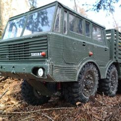 IMG_20191231_120454.jpg STL file RC truck 8x8 Tatra 813・Template to download and 3D print