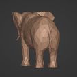 I9.jpg Polygonal Elephant Statue