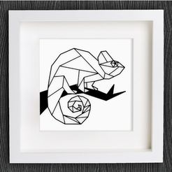 17ae590991bb3d3876c354ee2833bcbf_preview_featured.jpg Chameleon origami personnalisable