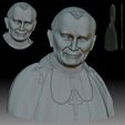 Pope-John-Paul-II-relief-3D-model-STL-file-for-CNC-router.jpg Pope John Paul II portrait low relief for CNC router or 3D printer