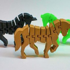 Unicorn.jpg Free STL file Flexi-Unicorn & Flexi-Horse・3D print object to download
