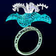 Nhan-luoi-N5098-06.png Flower ring - Mesh ring - Womens ring - N5098