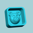 bf4.png Jelly Candy Molding Bear Face - Gummy Mould