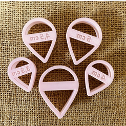 PETALO.png PINK PETALS COOKIE CUTTER COOKIE CUTTER COOKIE CUTTERS