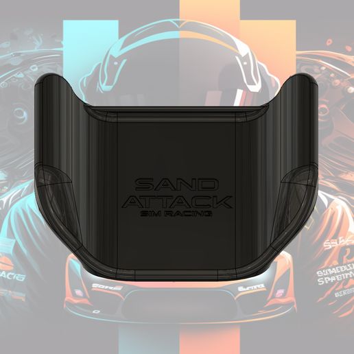 Sim Racing Heel Cup 3D model