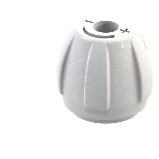 radiator valve caps 3D model