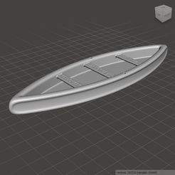 Preview1c.jpg STL file Float Boat・3D printing template to download