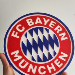 1000501080.jpg ESCUDO FC Bayern München 3D LOGO BRASÃO