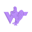 VT_Logo-4_colors.stl Virginia Tech Logo - 4 Colors