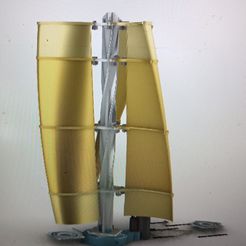 IMG_20230221_214555.jpg Fichier STL Éolienne verticale modulaire un projet simple et économique pour produire de l'énergie chez soi・Modèle pour impression 3D à télécharger