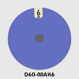 D60-MAX6_top.png Life/Score Counter D60 : Max 6