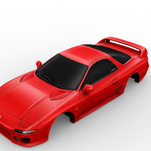 Mitsubishi 3000GT 2000 – Detailed 3D Performance Sports Car Body Model