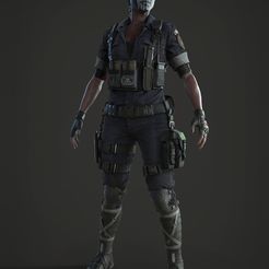 j-mark-bope-caviera.jpg Fichier STL Caveira - Rainbow Six Siege・Design pour impression 3D à télécharger