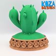 Cactus-Jewelry-Box-04.jpg Cactus Jewelry Box with a cute snail printed in place without supports
