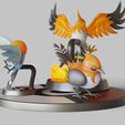 Fletchling,talonflame,fletchinder.2009.jpg Fletchling,Talonflame,Fletchinder Evolution Pack -- FAN ART - POKÉMON FIGURINE