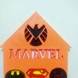 M7 . ) Ar : a % ) 🧩 MARVEL KEYRING HANGERS PUZZLE