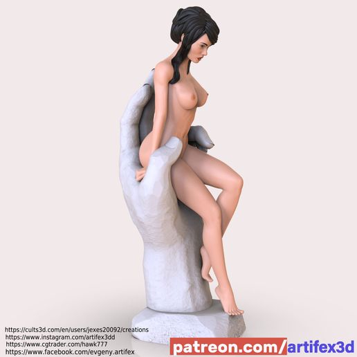logo3.jpg STL-Datei das Mädchen am Arm・Modell zum Herunterladen und 3D-Drucken, jexes20092