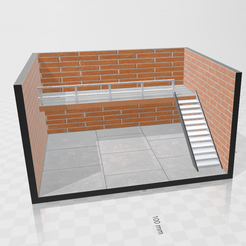 Immagine-2022-01-03-043631.png STL file GARAGE DIORAMA 1/64・3D printing design to download