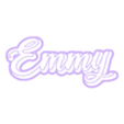 text_frame.stl "Emmy" Name Lightbox, Led lamp