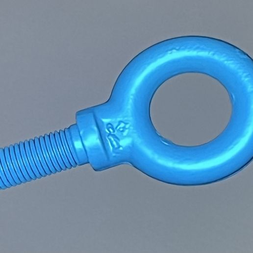 2-3/16" ID Eye Bolt 1-1/4-7 Thread 3D model preview