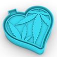 marijuana-heart_2.jpg marijuana heart - freshie mold - silicone mold box