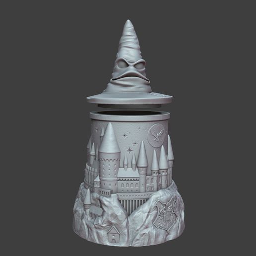 2.jpg Castle Box 3D Harry Potter