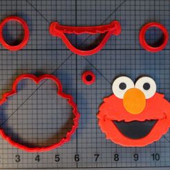 elmo.jpg Fichier STL EMPORTE-PIÈCE EMPORTE-PIÈCE ELMO ELM SESAME STREET SESAME STREET SESAME SQUARE・Objet imprimable en 3D à télécharger