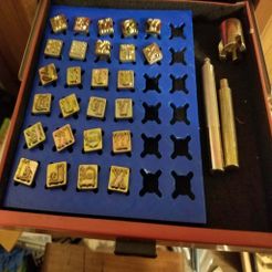 Alphabet_Stamp_holder.jpg Fichier STL gratuit Support pour mini-timbres alphabétiques・Modèle à télécharger et à imprimer en 3D