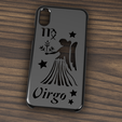 Case iphone X y XS virgo11.png Case Iphone X/XS Virgo sign