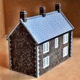 House-rear2.jpg Stone Cottage, Farmhouse, Lineside Building, Canal Building,