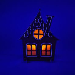 2023_10_27_Halloween_Ghost_Houses_0009.jpeg Scary Halloween Flat House Backlit Decoration