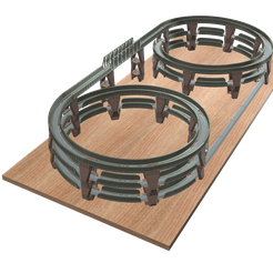 Helix-Layout.png STL file KATO N Gauge Modular Viaduct and Graduated Pier System・Model to download and 3D print