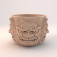 Oni-Guard-Planter-–-3D-Printable-Mythical-Mask-Pot-1.jpg Oni Guard Planter – 3D Printable Mythical Mask Pot