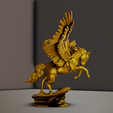 5.png Pegasus flying statue