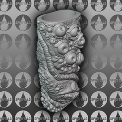 EyesFleshy1.png STL file Lighter Sleeve - Eyeballs Evan 3D print model・3D print design to download