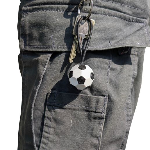 MYVZO 3D Sports Football Souvenirs PU Porte-clés Hommes Football Fans Porte-clés Pendentif 3D Sports Football Porte-clés Cadeau