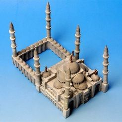 05-05_display_large.jpg Archivo STL gratuito Mi Sultanahmet Camii(1:1000)・Design para impresora 3D para descargar