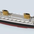 3.jpg SS EUROPA German ocean liner (1928) 1/700 print ready model full hull and waterline