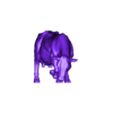 3D Print Ready Cow Eating Pose STL.stl Food Eating Cow 3D Print Model