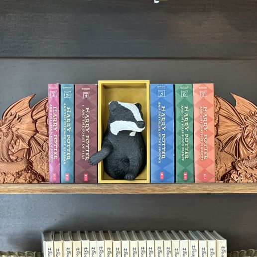 IMG_6071.jpeg Tejón Emergente - Hufflepuff Inspired Book Nook