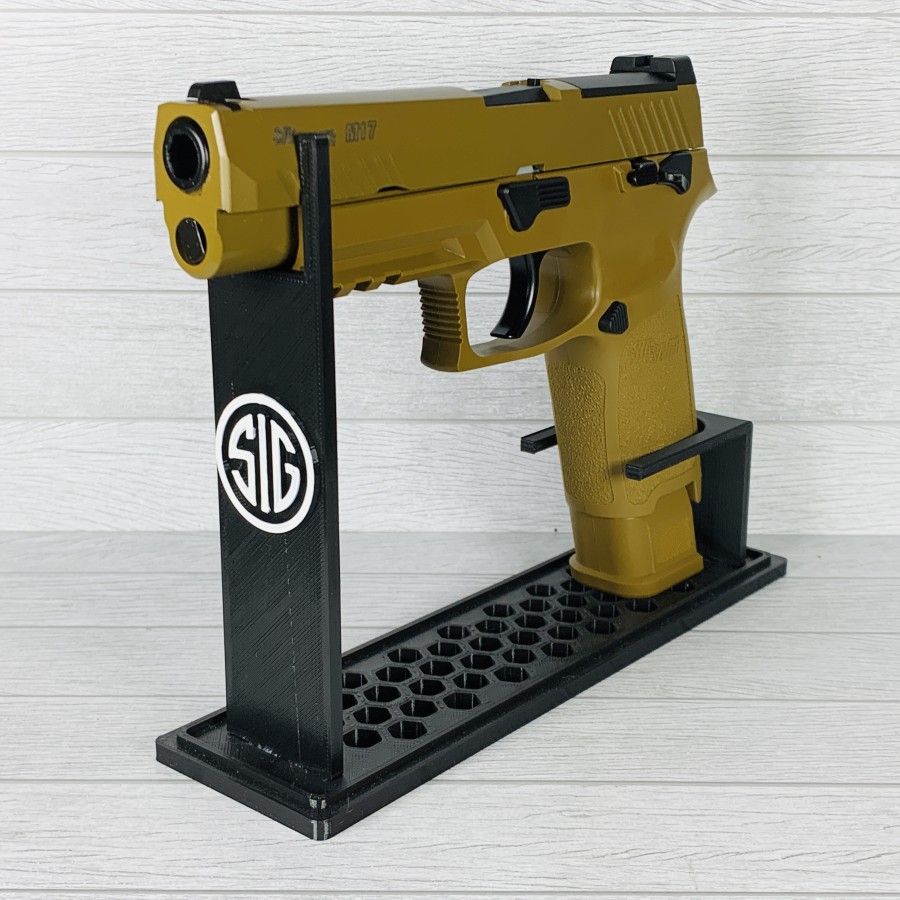 Stl File Vfc Sig Sauer M17 P320 Airsoft Model Gun Display Stand・3d Printable Design To Download 7860